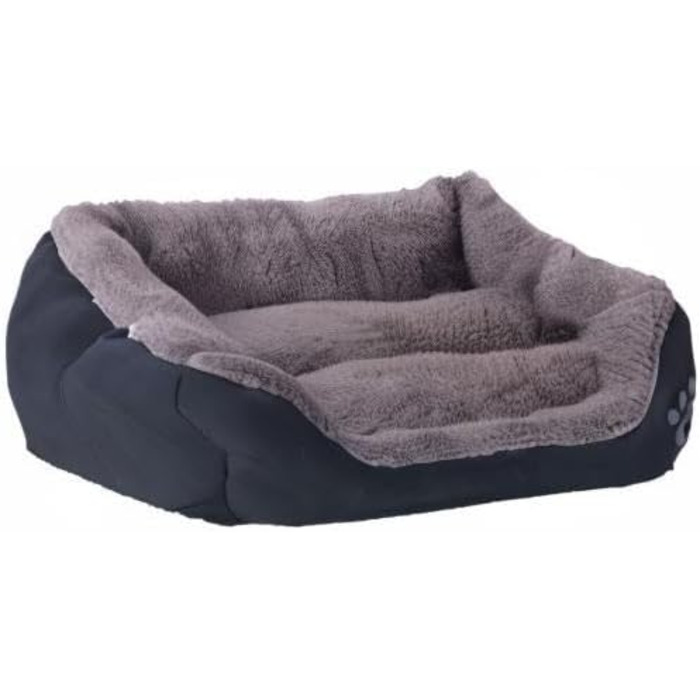 Килимок для кота та собаки AcserGery: м'яке ліжко, теплий лежак, чорний колір