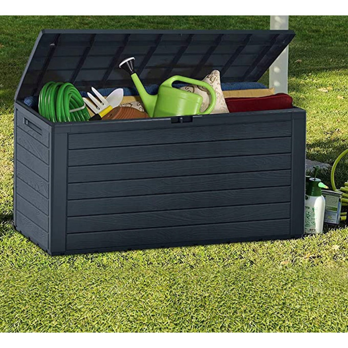 Садова скриня WOODEBOX 280л, антрацит - Prosperplast MBWL280-S433