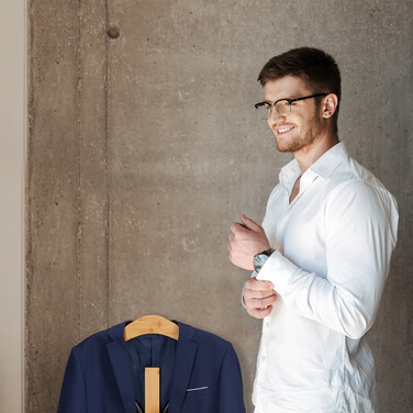 Relaxdays Butler for Men, Bamboo & Metal