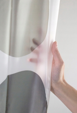 Вінілова штора для душу AWD Interior, 180 x 180 см