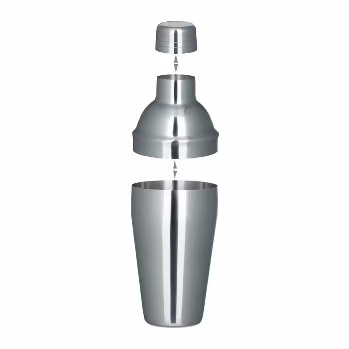 Relaxdays Stainless Steel 5-Piece Cocktail Set