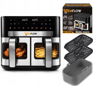 Аерофритюрниця MEMFLOW 10л 2200Вт з двома чашами