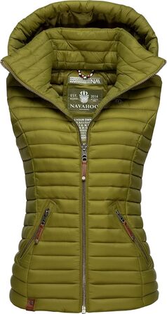 Жіноча перехідна куртка Navahoo - легка степкова жилетка з відстібною капюшоном Shadaa - 3XL (XS, Оливковий)