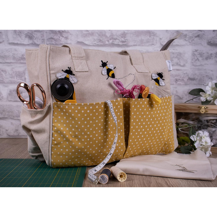 Crafting Kit, Cotton, Bee, 13 x 36 x 31cm