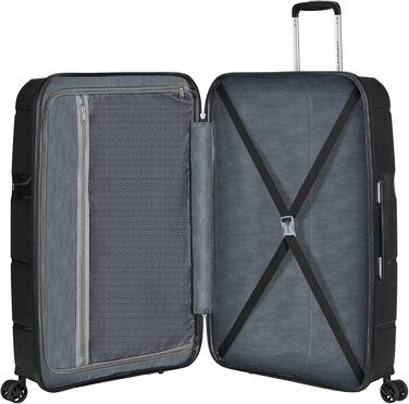 American Tourister Linex - Spinner L Suitcase, 76 cm, 102 L, (Black, L (76 cm - 102 L))