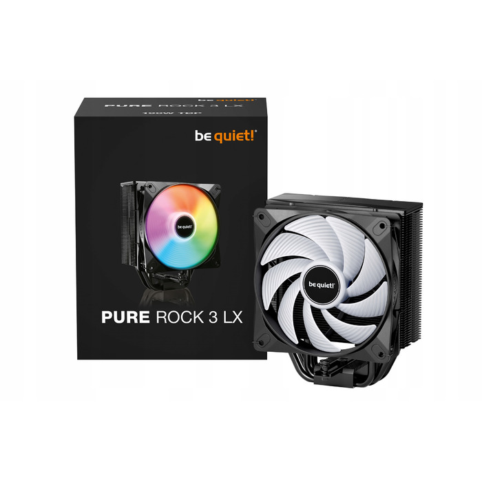 Кулер для процесора Be quiet! Pure Rock 3 LX ARGB BK040 з підсвіткою