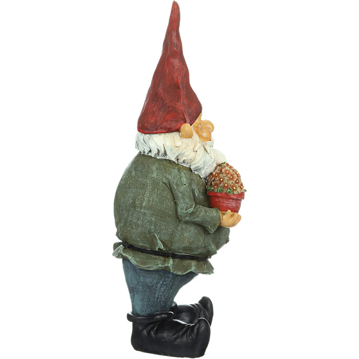 Design Toscano Decorative Gnome Figurine, Resin, 18 x 6.5 x 43 cm