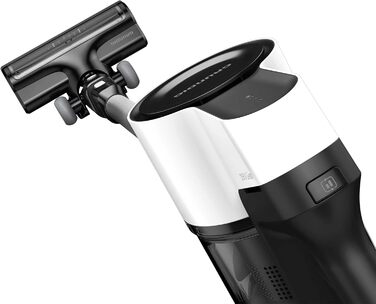 GRUNDIG VCP 4130 Бездротовий акумуляторний пилосос 2-в-1, білий/чорний