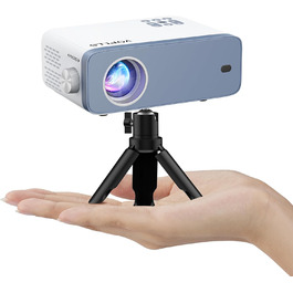 Портативний відеопроектор Mini Beamer VOPLLS A-16000L Full HD 1080P з зумом 50% для телефону, планшета, ноутбука, ПК, TV-Box