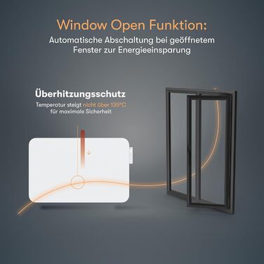 Інфрачервовий обігрівач BR Bringer 450 Вт з Wi-Fi, термостатом та пультом керування, для дому та офісу до 10 м² - німецька якість