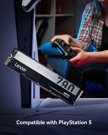 Lexar NM790 2TB SSD NVMe PCIe Gen4x4: Швидкий диск для PS5, ПК, ноутбука, геймерів