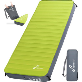 Sportneer Self-Inflating Camping Mat - 198x76cm Thick Sleeping Pad for Outdoor Adventures, Tent Use, Relaxing & Picnics