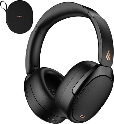 Edifier WH950NB: Бездротові навушники з активним шумозаглушенням, LDAC, Hi-Res Audio, Bluetooth 5.3, 55 годин роботи, чорний