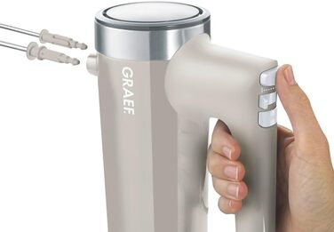 Graef Hand Mixer HM508 | 600 Watt | 7 Speed Settings Turbo Button