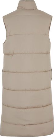 Жіночий жилет Urban Classics з пуховим наповнювачем, великий розмір 3XL, колір wet sand