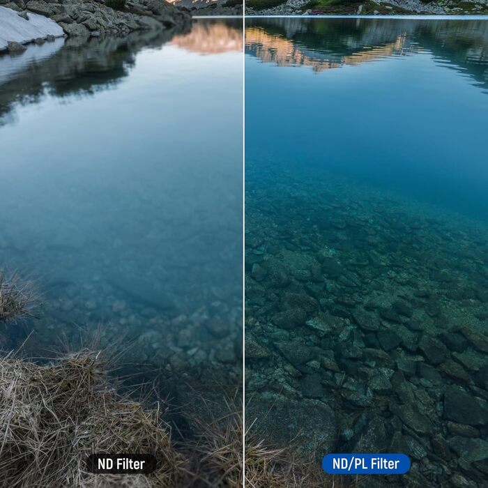 Набір фільтрів NEEWER CPL та ND для DJI Osmo Action 4/Action 5 Pro (4 шт.): CPL+ND8+ND16+ND32. Сумісний з FL-A12. Оптичне покриття, аксесуари для екшн-камери