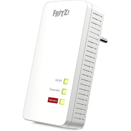Адаптер FRITZ!Powerline 1260 (1200 Мбіт/с, точка доступу Wi-Fi, для медіа-стримінгу та NAS), білий