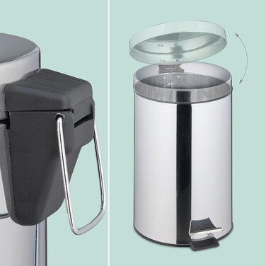 Relaxdays Kitchen Trash Can 20 Liter