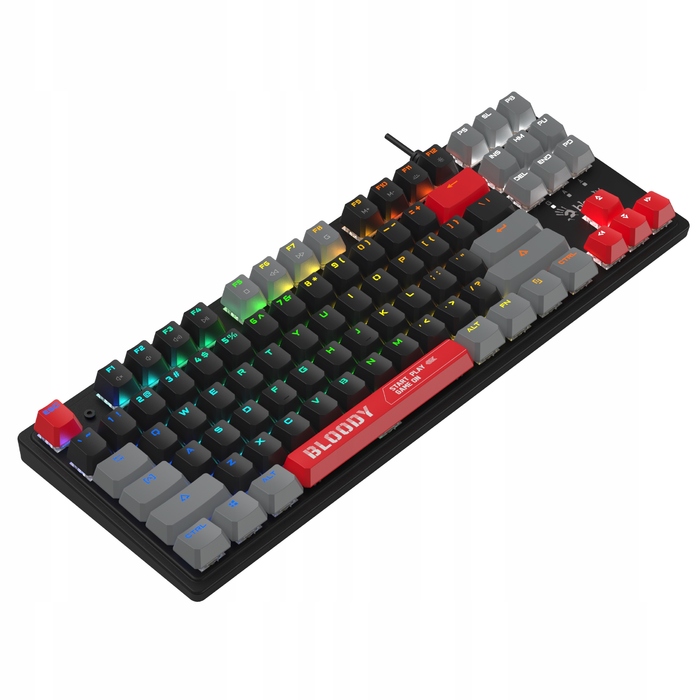 Ігрова механічна клавіатура Bloody S310N TKL RGB Red 1ms