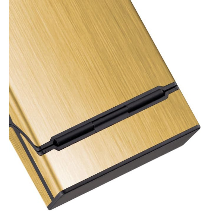 Алюмінієве етоі для сигарет (3 шт.) - сірий, золотий, срібний