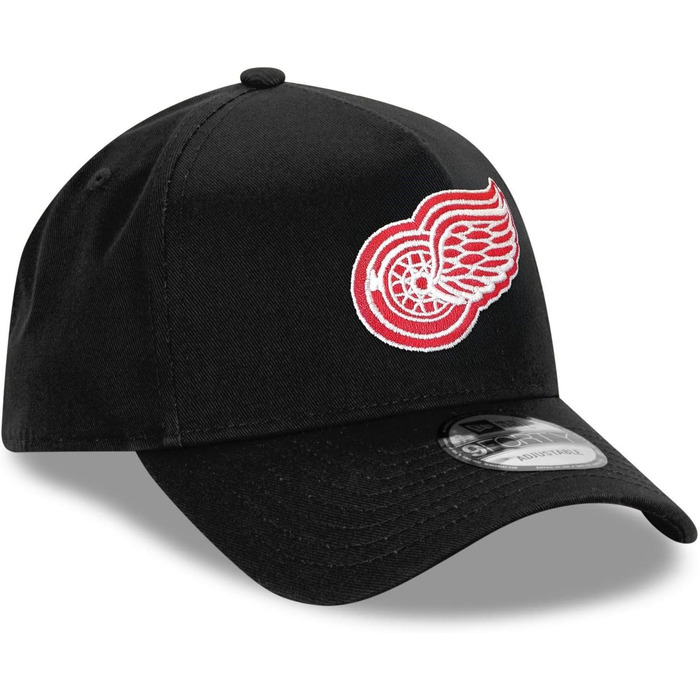 Кепка бейсболка New Era 9Forty A-Frame NHL Detroit Red Wings чорна, оригінальна, для фанатів хокею