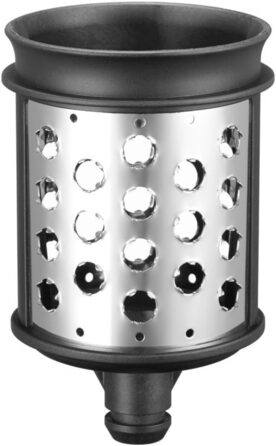 KitchenAid KSMVSA + KSMEMVSC Vegetable Chopper Set, Stainless Steel, Silver, White, 7-Piece