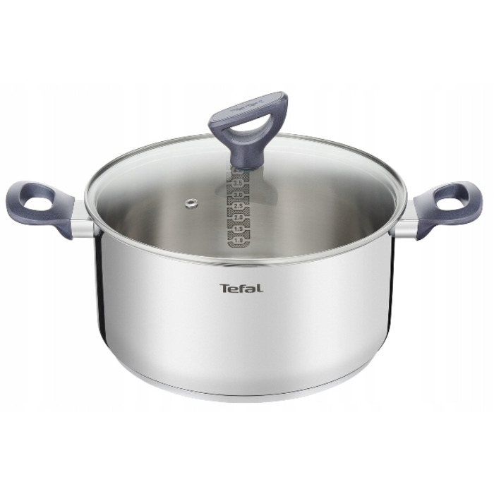 Набір каструль Tefal Daily Cook G713SB45 з нержавіючої сталі, 11 предметів
