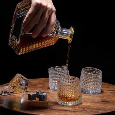 Набір склянок для віскі Relaxdays, 12 шт, 3 дизайни, 150 мл, Tumbler, склянки-похитувачі, прозорі