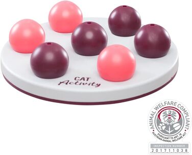 Драбина для котів TRIXIE Gracia 85 см сірого кольору – триповерхова котяча вежа з м'якою лежанкою та іграшкою, зручна та стійка