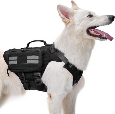 Futterbeutel OneTigris для собак (2 шт.) MOLLE система, 23,5x13x5 см, чорний