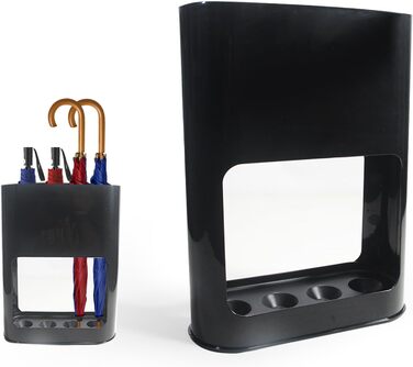 Підставка для парасоль підставка для парасоль 4 слоти, чорна, для дому