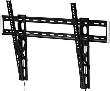 Hama TV Wall Mount Bracket - 37-90 inch TVs, up to 220lbs, VESA 800x400, Fixed Wall Mount with Minimal Wall Clearance, Includes Fischer Anchors & Installation Guide
