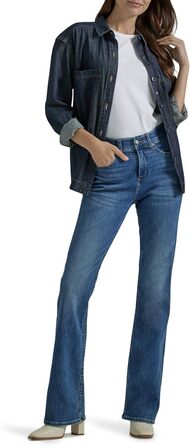 Жіночі джинси Lee Petite Ultra Lux Comfort Flex Motion Bootcut Indigo-facette 42