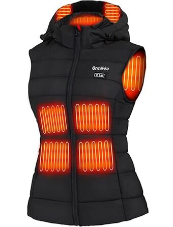 Обогреваемый жилет для женщин и мужчин с аккумулятором 16000mAh - теплая жилетка з підігрівом (XL)