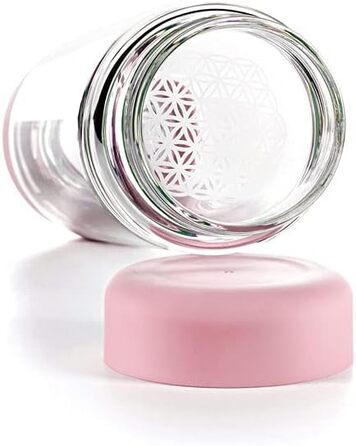 VitaJuwel inu! CRYSTAL blossom rose | The water bottle with quartz crystal for individualists