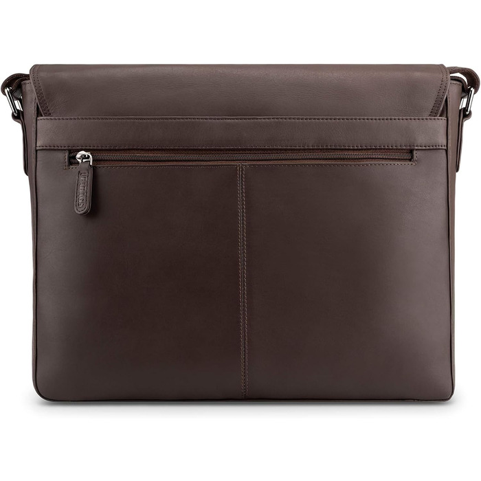LEABAGS Чоловіча/Жіноча Лэптоп-сумка Oxford з Екошкіри, 15 дюймів – Месенджер, Робоча сумка, Сумка через плече, 38x31x10 см