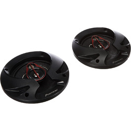 Автомобільна коаксіальна акустика Pioneer TS-R1750S 3-смугова, 250 Вт, 17 см, потужний звук, чорна, 2 динаміки