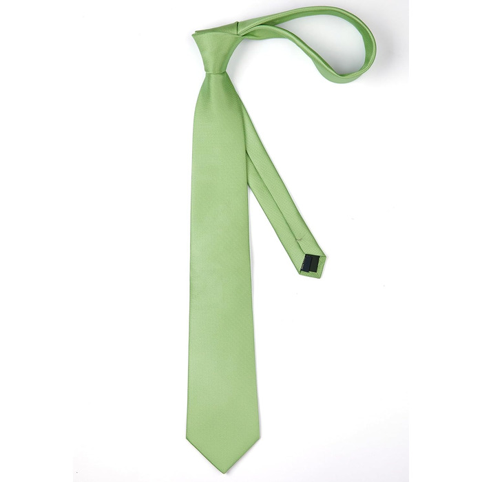 Краватка та нагрудна хустинка Enlision: класичний комплект для весілля, бізнесу та офіційних заходів (Salbei Grün)