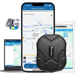Автомобільний GPS-трекер TKMARS TK905, 7800 мА·год, 4G, магнітний, водонепроникний, з реальним часом, кілька режимів тривоги, безкоштовний додаток без підписки