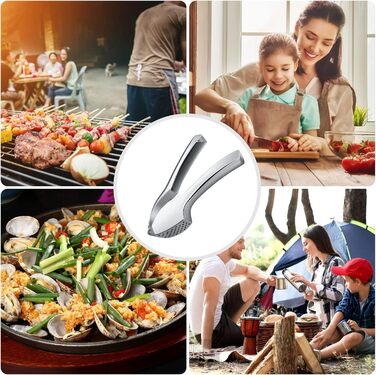 Пресс для часнику Fousenuk, не потребує очищення, зручний у використанні та легкий у чищенні, з цинкового сплаву