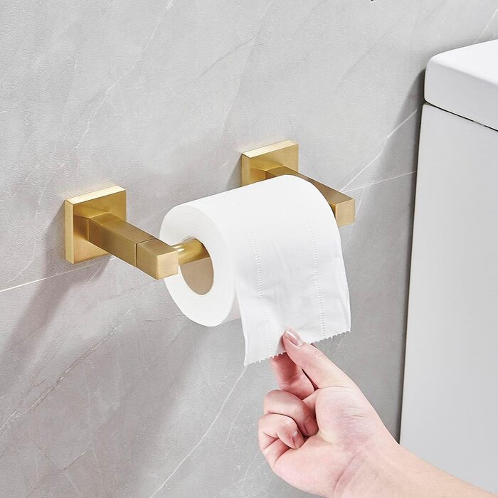 Тримач туалетного паперу вінтажний з латуні з кришкою – настінний, для ванної кімнати, бронзовий (оливковий)