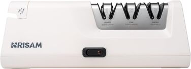 Електричний точило для ножів Messerschärfer – 2-ступенева система шліфування, для кухонних та керамічних ножів, з кутозапобіжником, професійний