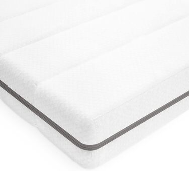 Mr. Sandman Topper 90x190 Mattress Topper for Lying Comfort and Mattress Protection, Cold Foam Topper for All Mattresses and Boxspring Beds, Mattress Topper Soft, Height approx. 5cm