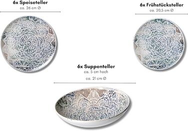 Набір посуду Tafeservice Luigi, 18 предметів