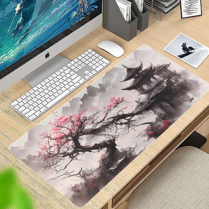 Килимок для миші ігровий XXL 900x400 мм, з антиковзким покриттям, вологостійкий, для ПК, MacBook, Laptop