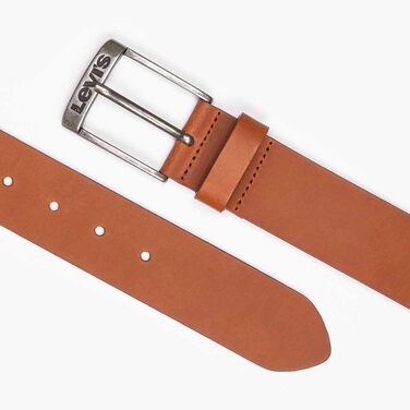 Чоловічий шкіряний ремінь Levi's New Duncan, колір коньяк (70)