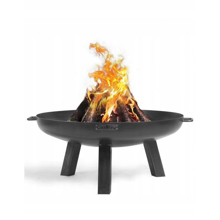 Садове вогнище CookKing зі сталі, 100 см, з кришкою