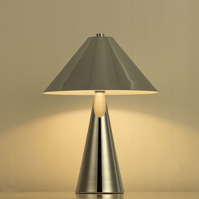 Настільна лампа EOEXZAL, срібляста, 12 Вт