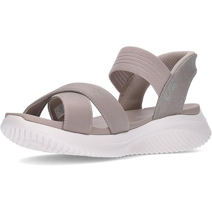 Сандалі жіночі Skechers Ultra Flex 3.0 Never Netter Slip-ins (37 EU, Сірі)