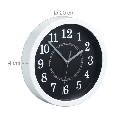 Relaxdays Round Wall Clock 20cm
